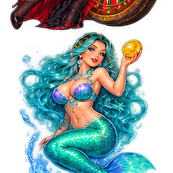 Mermaid with a pearl